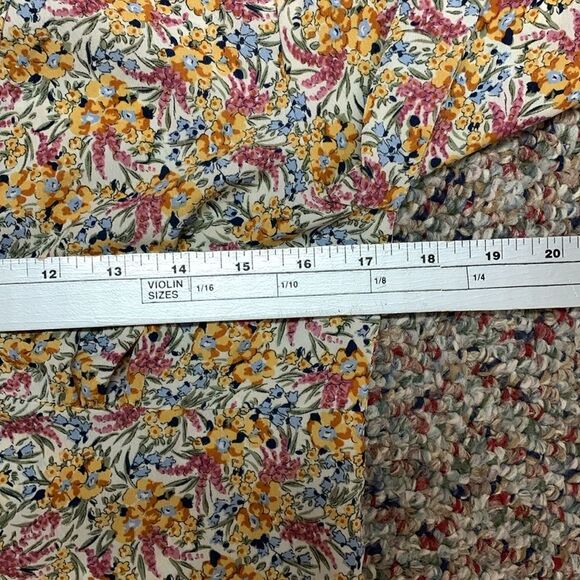 Nasty Gal Multicolored Floral V-Neck Button Front Top Size 2 - Picture 6 of 9